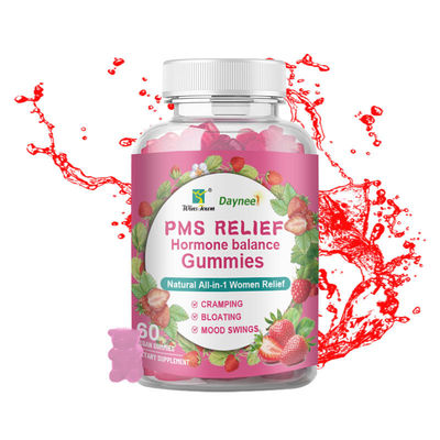 Регулируйте менструацию Гуми OEM Womb Detox Yoni Gummies 3g*60 Сэндвич Алмазной формы