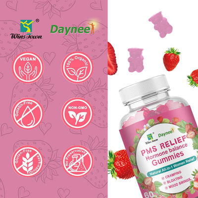 Регулируйте менструацию Гуми OEM Womb Detox Yoni Gummies 3g*60 Сэндвич Алмазной формы