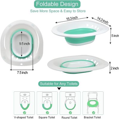 Складные Yoni Steam Seat Sitz Bath для женских гигиенических средств Вес 450г