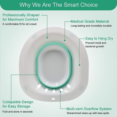 Складные Yoni Steam Seat Sitz Bath для женских гигиенических средств Вес 450г