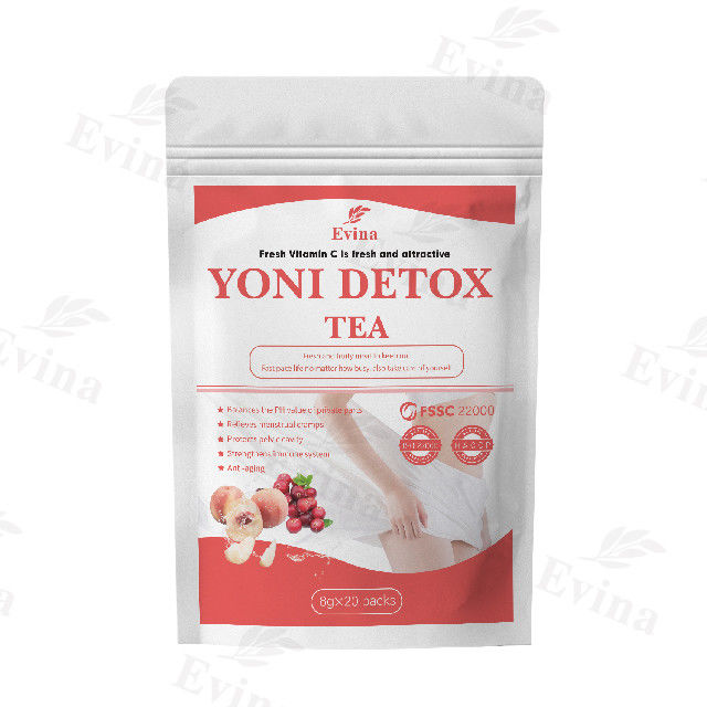 Чай Yoni Detox 100% натуральный и с высокой силой с клюквой 24 месяца срок годности